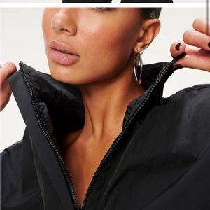 Good American Pullover Quarter-zip-SHINE OVERSIZED ANORAK